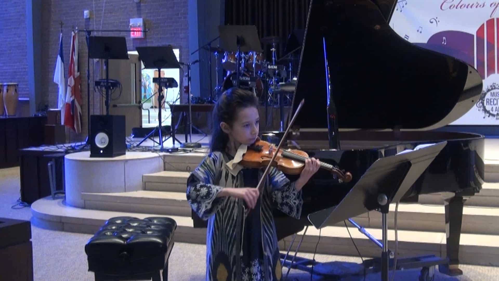 Salma Khakimov - violin Etude speciale by J-F Mazas