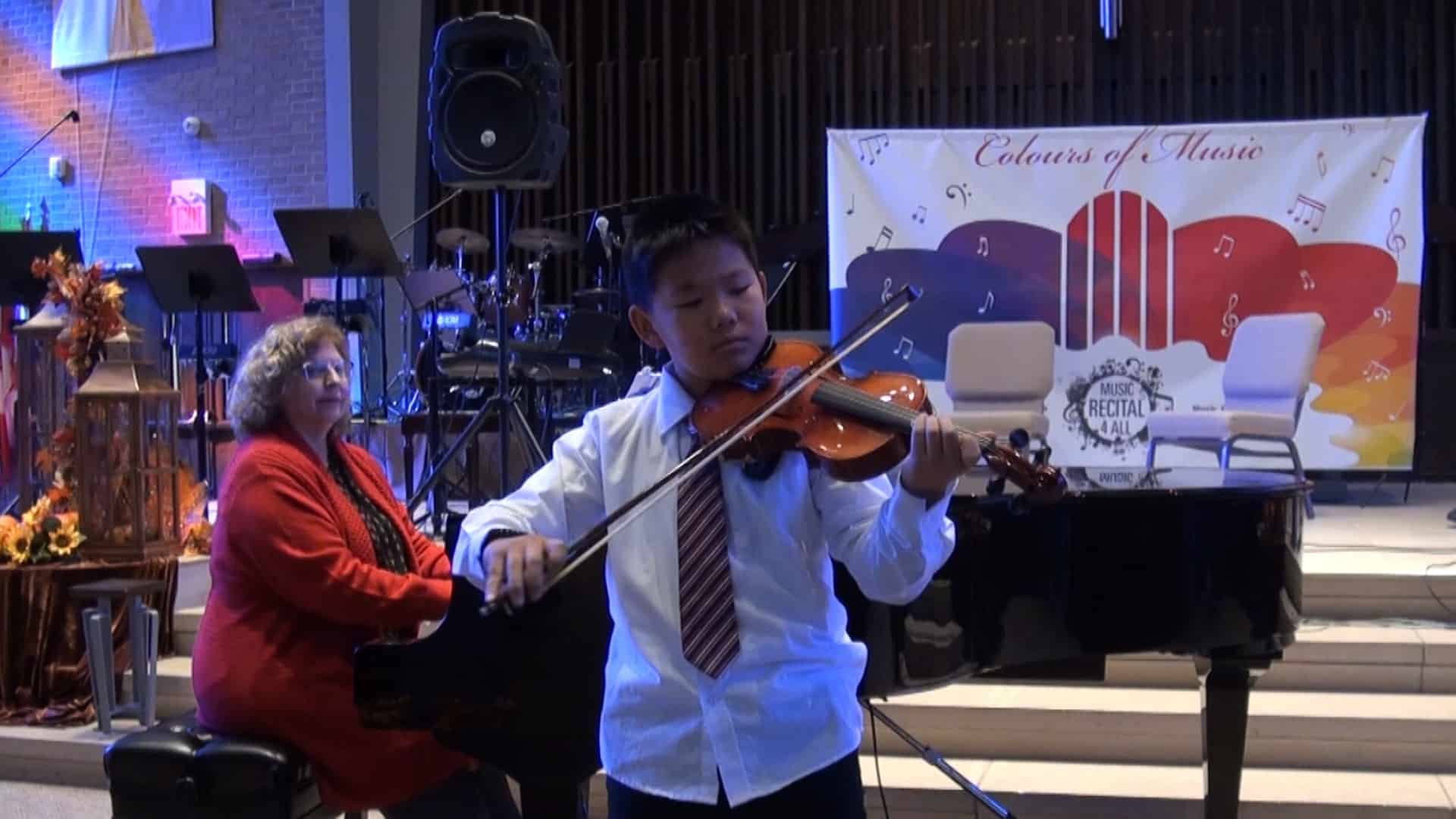 Teddy Wang – Violin – “Bourree” by Heins