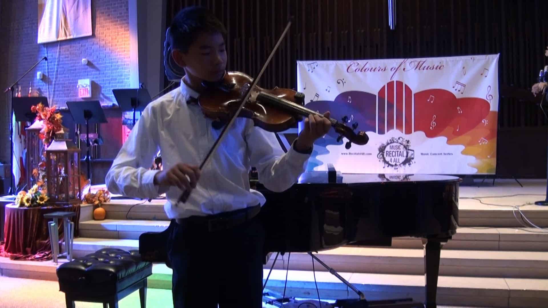 Cody Wang – Violin – “Wild Fire” (Study by Cohen)